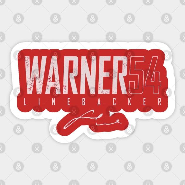 Fred Warner San Francisco Elite Sticker by TodosRigatSot